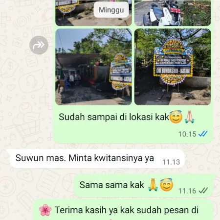 Pengiriman Papan Bunga Duka Tremes Sidoharjo